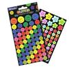 BAZIC Glitter Reward Sticker 144-Counts Smile Face Stars Stickers for Kids