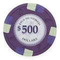 Poker Knights 13.5g Poker Chips $5 000 Clay Composite Heavy Weight 50-pack
