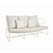 iSiMAR Bolonia Loveseat w/ Cushions Metal/Rust - Resistant Metal in Gray/Brown | 29.9 H x 71.2 W x 36.9 D in | Outdoor Furniture | Wayfair