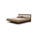 Copeland Furniture Moduluxe Solid Wood Platform Bed Wood and /Upholstered/Microfiber/Microsuede in Gray | 29 H x 82 W x 86 D in | Wayfair