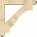 Ekena Millwork Balboa Craftsman Bracket Wood in Brown | 22 H x 3.5 W in | Wayfair BKT06X22X30BOA04SDF