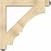 Ekena Millwork Balboa Craftsman Bracket Wood in Brown | 22 H x 3.5 W in | Wayfair BKT04X22X30BOA04RWR