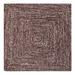 Brown 72 x 0.5 in Living Room Area Rug - Brown 72 x 0.5 in Area Rug - August Grove® Andeana Braided Area Rugs/Braided Round Rug for Living Room, Farmhouse & Kitchen | Wayfair