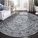 White 36 x 0.31 in Area Rug - Langley Street® Evart Oriental Handmade Tufted Navy/Light Gray Area Rug | 36 W x 0.31 D in | Wayfair