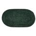 Dark Green 22" x 40" Oval Living Room Area Rug - Dark Green 22" x 40" Oval Area Rug - August Grove® Andeana Braided Area Rugs/Braided Round Rug for Living Room, Farmhouse & Kitchen 22.0 x 0.5 in greenMetal | Wayfair