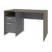 Solay 48W Small Computer Desk in walnut grey & slate - Bestar 129400-000035