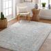 Clem 7'10" x 10'8" Traditional Updated Traditional Farmhouse Cream/Lavender/Olive/Pale Blue/Sage Area Rug - Hauteloom