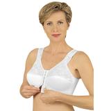 Plus Size Women's Front Hook Mastectomy Comfort Plus Bra by Jodee in White (Size 36 DD)