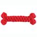Red Rope Bone Dog Toy, Large