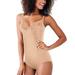 Maidenform Women's Body Shaper (Size 38-D) Paris Nude, Nylon,Elastine,Cotton,Polyester