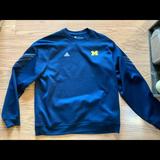 Adidas Shirts | Adidas Climawarm U Of M Sweatshirt | Color: Blue | Size: Xxl