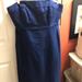 J. Crew Dresses | J Crew Strapless Dress. | Color: Blue | Size: 10