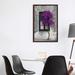 East Urban Home 'Tree in Front of Window Purple Pop Color Pop' - Photograph Print Metal in Gray/Indigo | 48 H x 32 W x 1.5 D in | Wayfair