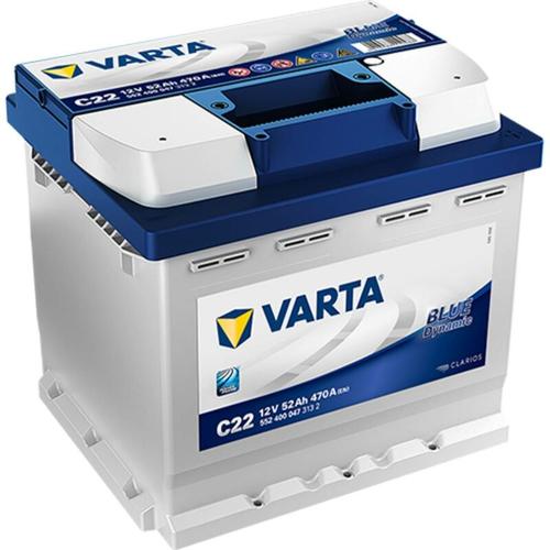 Varta – C22 Blue Dynamic 12V 52Ah 470A Autobatterie 552 400 047 inkl. 7,50 € Pfand