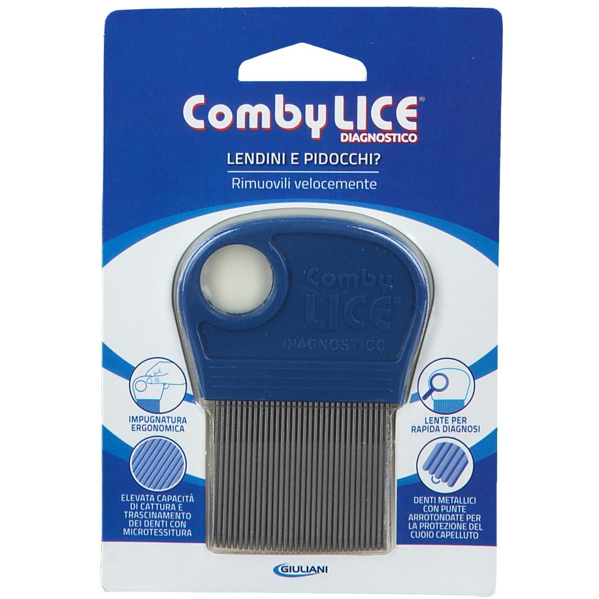 CombyLICE® Pettinino per Rimozione Lendini 1 pz Pettine