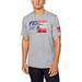 Under Armour Men's Freedom USA Pth T-Shirt , Steel Light Heather (035)/Red , XX-Large