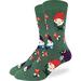 Socks - Good Luck Sock - Men's Crew Socks - Lawn Gnomes (7-12) 1435