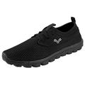 Urban Fox Men's Breeze Lightweight Shoes Lightweight Shoes for Men Casual Shoes Walking Shoes for Men Black/Black 8 M US