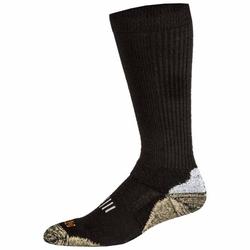 5.11 Tactical Merino OTC Boot Socks, Merino Wool Fabric, Moisture-Wicking Structure, Black, S, Style 10024