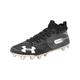 Under Armour Men's Spotlight Mc Black Ankle-High Mesh Football Shoe - 8M