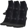 Under Armour Adult Performance Tech Low Cut Socks, 6-Pairs , Black , Shoe Size: Mens 9-12.5, Womens 11-13