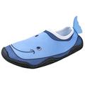 Lil' Fins Kids Water Shoes - Beach Shoes Summer Fun 3D Toddler Water Shoes Kids Quick Dry Swim Shoes Whale 4/5 M US