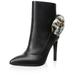 Carven Women's Bow Ankle Boot, Black, 38 M EU/8 M US