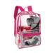 Outdoor Products Multi-purpose Clear Backpack, Security, School Bag, Pink, Unisex