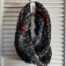 American Eagle Outfitters Accessories | American Eagle Sweater Infinity Scarf | Color: Black/Red | Size: Os