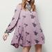 Free People Dresses | Free People Lavender Austin Dress S P | Color: Gray/Purple | Size: Sp