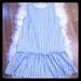 J. Crew Dresses | J. Crew Crewcuts Sleeveless Gingham Dress | Color: Blue/White | Size: 14g