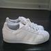 Adidas Shoes | "Adidas" Shell-Toe Sneakers | Color: White | Size: 6bb