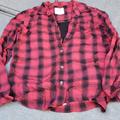 American Eagle Outfitters Tops | 5for25 American Eagle Boyfriend Plaid/Black Tank | Color: Black/Red | Size: Xsj