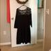 Jessica Simpson Dresses | Euc Jessica Simpson Lace Black Dress 2xl | Color: Black | Size: 2x