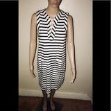 Kate Spade Dresses | Kate Spade Striped Cotton Dress | Color: White | Size: S