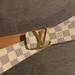 Louis Vuitton Accessories | Authentic Unisex Louis Vuitton Lv Initiales 40 Mm | Color: White | Size: 40 Mm Or 110 Cm