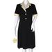 Gucci Dresses | Gucci Women's Contrast Trim Jersey Dress Dm6 | Color: Black/Cream | Size: L