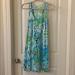 Lilly Pulitzer Dresses | Euc Size Small Lilly Pulitzer Racerback Dress! | Color: Blue/Green | Size: S