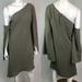Anthropologie Dresses | C/Meo Collective Asymmetric Cold Shoulder Dress | Color: Green | Size: L