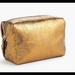 J. Crew Accessories | J. Crew Leather Metallic Dobb Kit Copper | Color: Brown/Gold | Size: Os