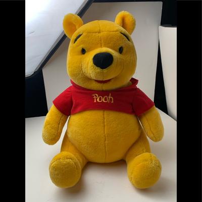 Disney Toys | Disney Stuffed Toy Pooh. | Color: Red/Yellow | Size: Osg