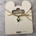 Disney Jewelry | Disney Necklace! | Color: Gold/Green | Size: Os
