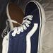 Vans Shoes | Blue Vans High Top Size Men Us 4 Women Us 5.5 | Color: Blue | Size: 4bb