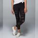 Lululemon Athletica Pants & Jumpsuits | Lululemon High Times Tech Mesh Tight | Color: Black | Size: 4