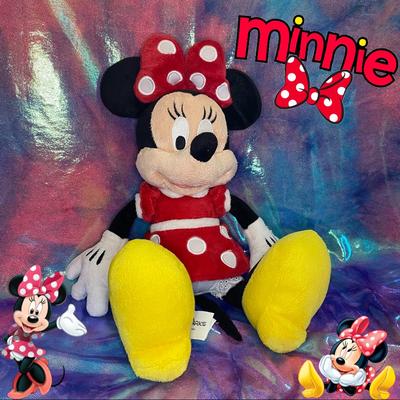 Disney Toys | Disney Parks Authentic Minnie Mouse | Color: Red/White | Size: Osbb