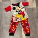 Disney Pajamas | Boys Mickey Mouse Pajama Set - 2t | Color: Gray/Red | Size: 2tb