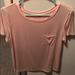 American Eagle Outfitters Tops | American Eagle Soft & Sexy Women’s Tee | Color: Pink | Size: M