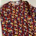 Lularoe Tops | Lularoe Xxs Irma With Colorful Modern Print | Color: Gold/Red | Size: Xxs