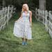 Free People Dresses | Free People Daisy Chain Maxi Dress | Color: Blue/White | Size: M