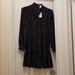 Kate Spade Dresses | Nwt Kate Spade Scatter Dot Shirt Dress Size 0 | Color: Black | Size: 0